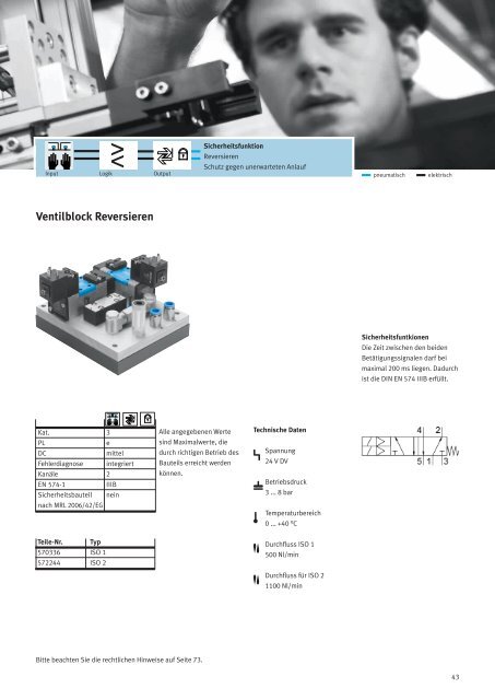 Leitfaden Sicherheitstechnik Pneumatische und elektrische ... - Festo