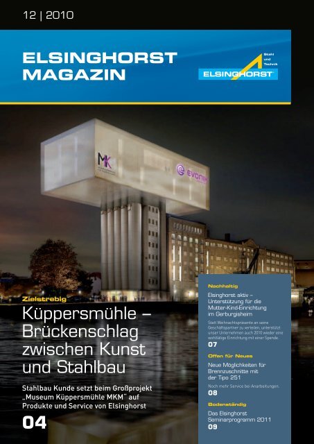 elsinghorst magazin - G. ELSINGHORST Stahl und Technik GmbH