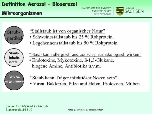 Bioaerosole im Umfeld von Tierhaltungsanlagen - Landwirtschaft in ...