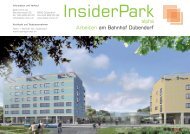 InsiderPark alpha, Dübendorf - belle immo ag