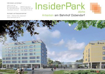 InsiderPark alpha, Dübendorf - belle immo ag