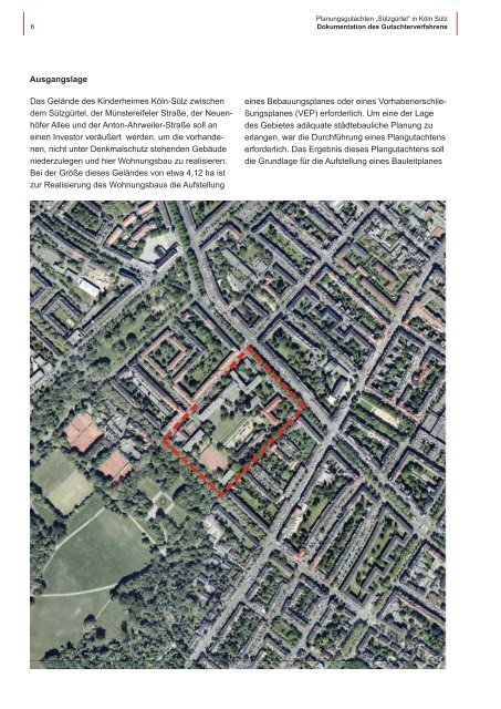 Dokumentation der Ergebnisse - Stottrop Stadtplanung