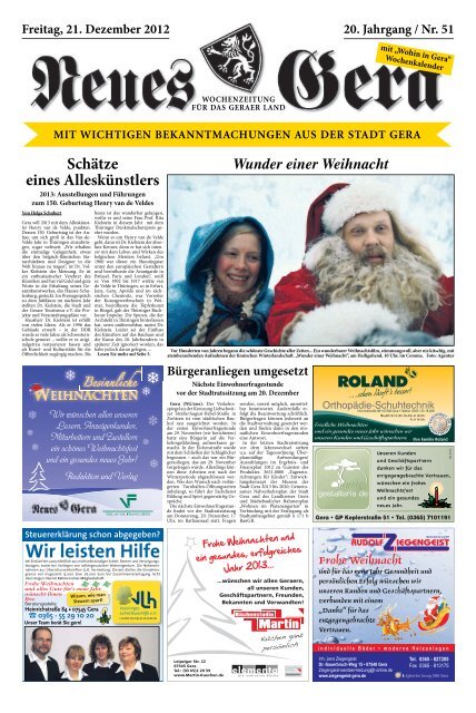 Eihnachten W Besinnliche Neues Gera