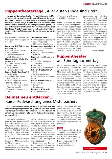 Gemeindezeitung 2011/4 - Mistelbach