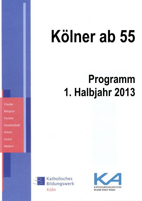 Kab55 Heft 2013-01 - Erzbistum Köln