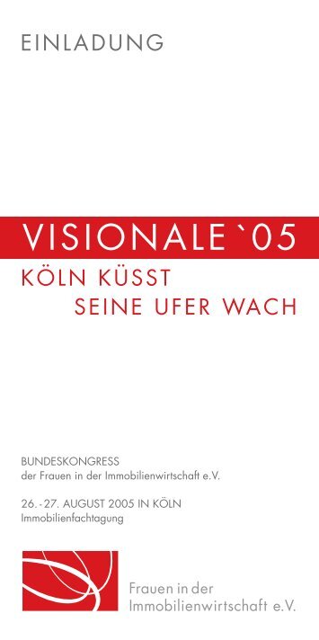 VISIONALE`05 - Frauen in der Immobilienwirtschaft eV