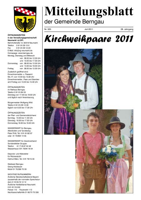 Mitteilungsblatt - Gemeinde Berngau