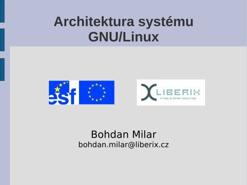 Architektura systému GNU/Linux