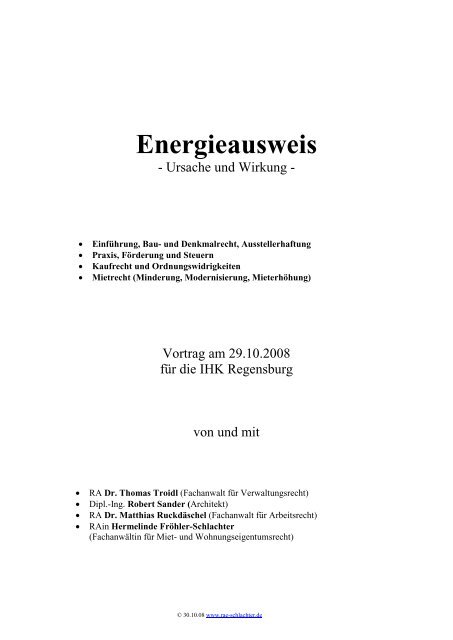 Energieausweis