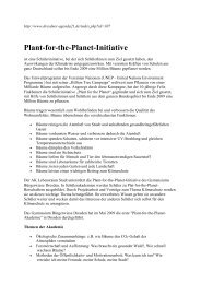 Aktion I - Index of - Plant-for-the-Planet