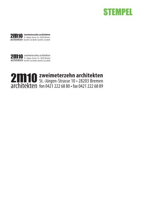 zweimeterzehn architekten - Katharina Meiners