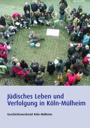 jüdisches leben_innen.qxd - Geschichtswerkstatt Mülheim