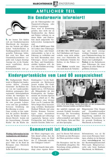 Stadtzeitung Juni 2005 - Marchtrenk