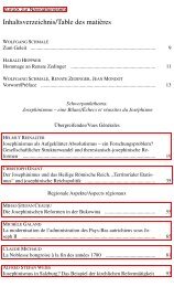 Inhaltsverzeichnis/Table des matières - Dr. Dieter Winkler Verlag