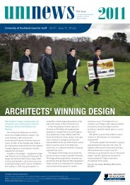 Architects' winning design - The University of Auckland