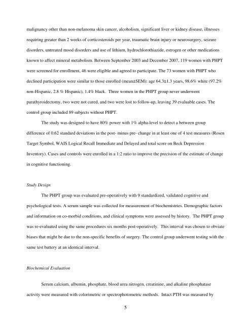 Title: Neuropsychological Features in Primary Hyperparathyroidism ...