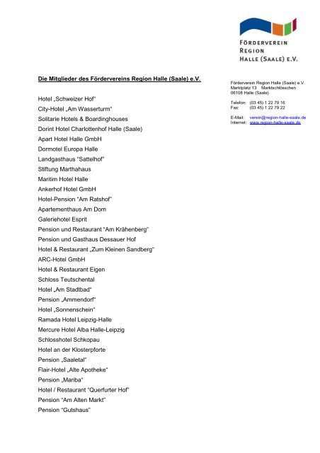 Mitgliederliste des Fördervereins (PDF) [19 KB]