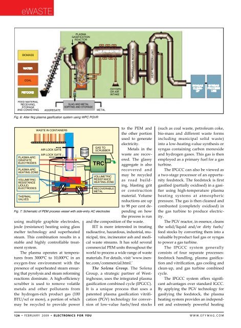 Plasma Arc Gasification For Waste Management - Electronics For You