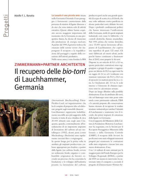 Download n.143 di DIC2011 - Architetti nell'Altotevere Libera ...