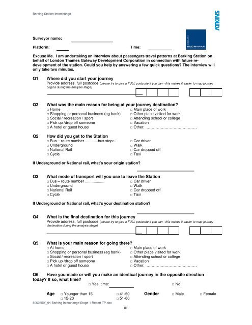 Contents - Barking & Dagenham