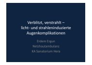 Verblitzt, verstrahlt – licht- und strahleninduzierte ...