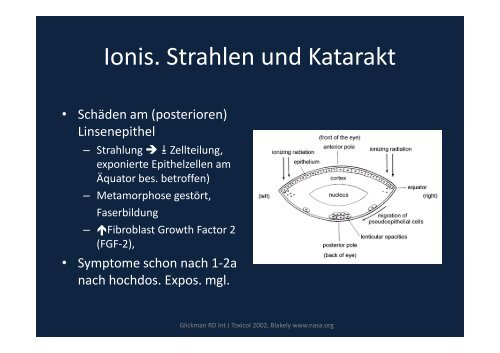 Verblitzt, verstrahlt – licht- und strahleninduzierte ...