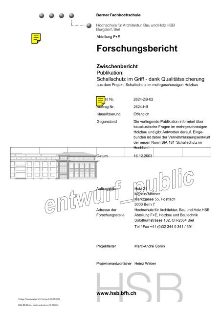 Forschungsbericht