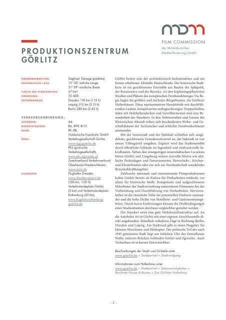Görlitz - Mitteldeutsche Medienförderung GmbH