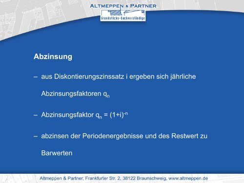 gif-Standardisierung des DCF-Verfahrens - Altmeppen