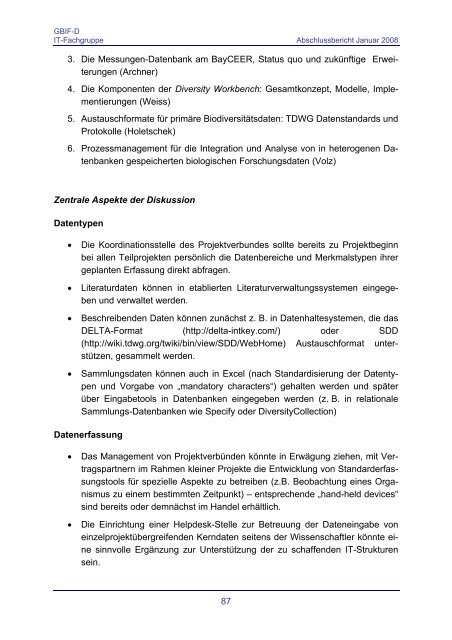 Abschlussbericht - Abteilung Mykologie - Universität Bayreuth