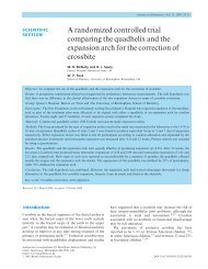 A randomized controlled trial comparing the quadhelix and the ...