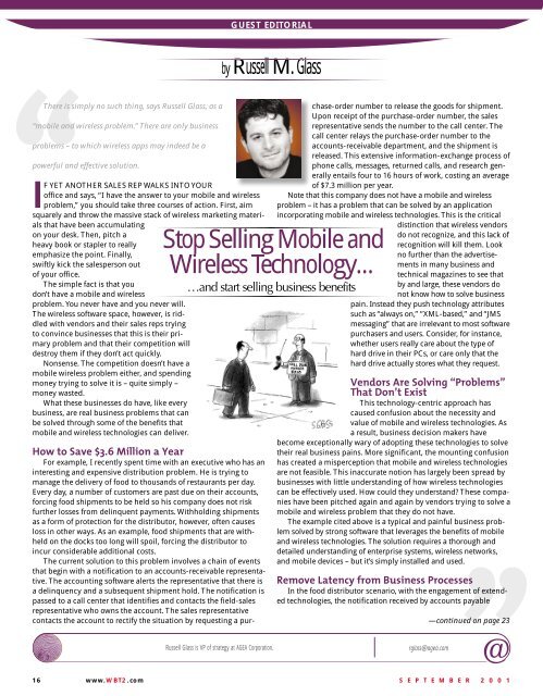 wireless primer - sys-con.com's archive of magazines - SYS-CON ...