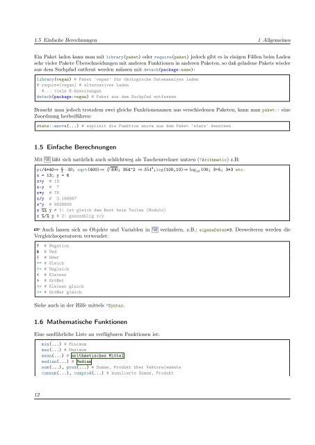 Grafiken und Statistik in R