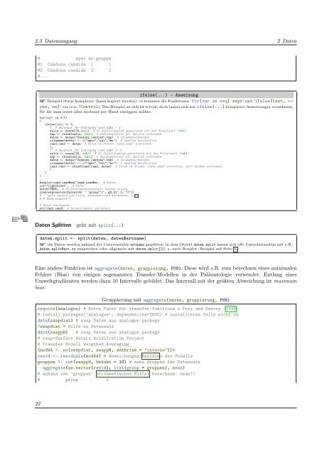 Grafiken und Statistik in R