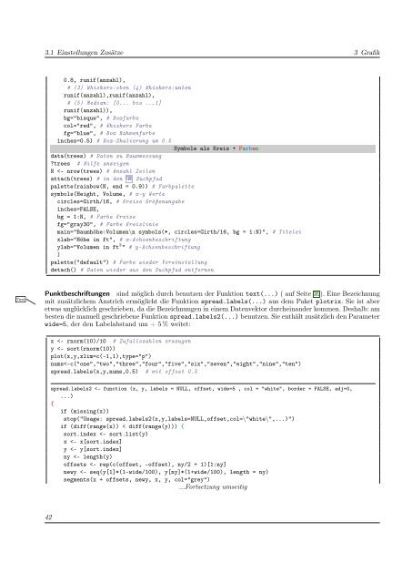 Grafiken und Statistik in R