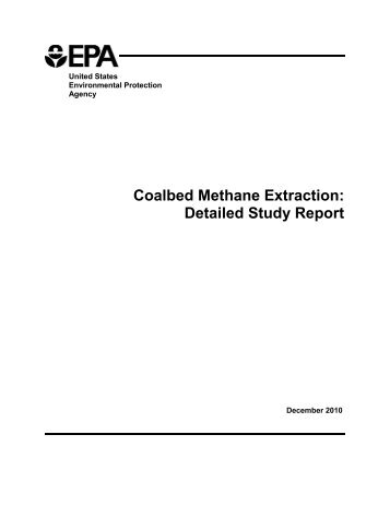 Coalbed Methane Extraction: Detailed Study Report - Water - US ...