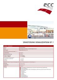 erweiterung donauzentrum bt 7 - ECC Bauprozessmanagement ...