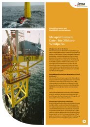 Factsheet Messplattformen - Offshore-Wind