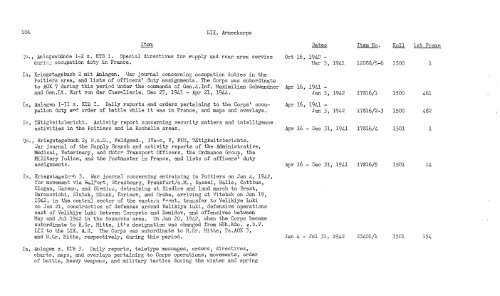 LIX. Armeekorps (LIX Army Corps) The LIX. Armeekorps was ...