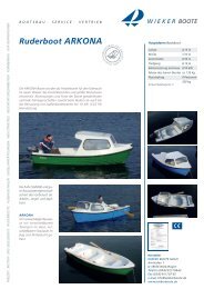 Ruderboot ARKONA - Wieker Boote GmbH in Wiek