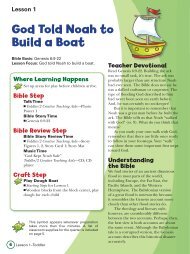 God Told Noah to Build a Boat Teacher Devotional - Judson Press