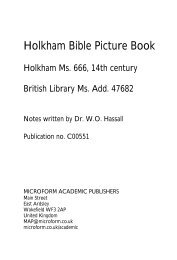 Pub. No. C00551 : Holkham Bible Picture Book ... - Microform