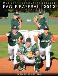 EAGLE BASEBALL 2012 - Meridian Community College