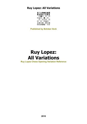 Ruy Lopez: All Variations - Chess Elo Rating System