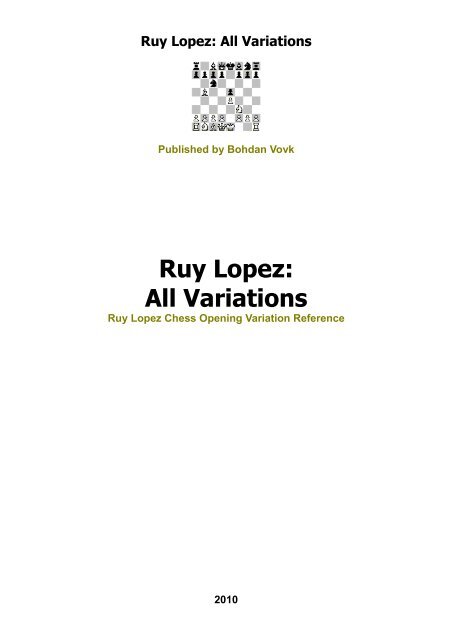 Chess openings: Ruy Lopez, Classical (C64)