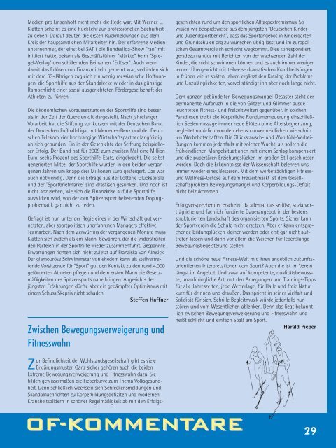 Ausgabe 6/2008 - Deutsche Olympische Gesellschaft