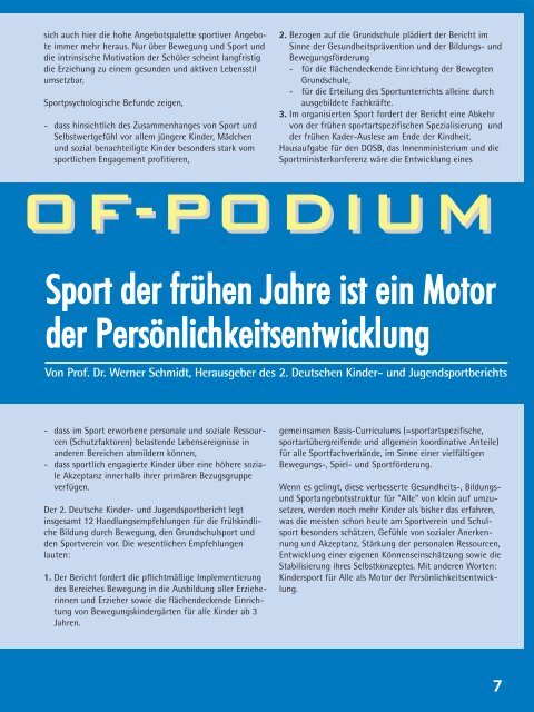 Ausgabe 6/2008 - Deutsche Olympische Gesellschaft