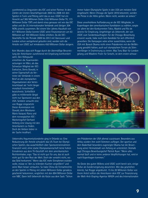 Ausgabe 6/2008 - Deutsche Olympische Gesellschaft