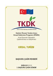 KIRSAL TURİZM - Tarım ve Kırsal Kalkınmayı Destekleme Kurumu