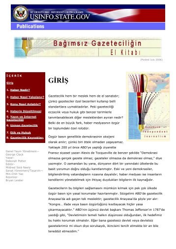 Bağımsız Gazeteciliğin El Kitabı